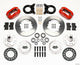 Wilwood Forged Dynalite Front Kit 11.00in Red 1970-1973 Mustang Disc & Drum Spindle