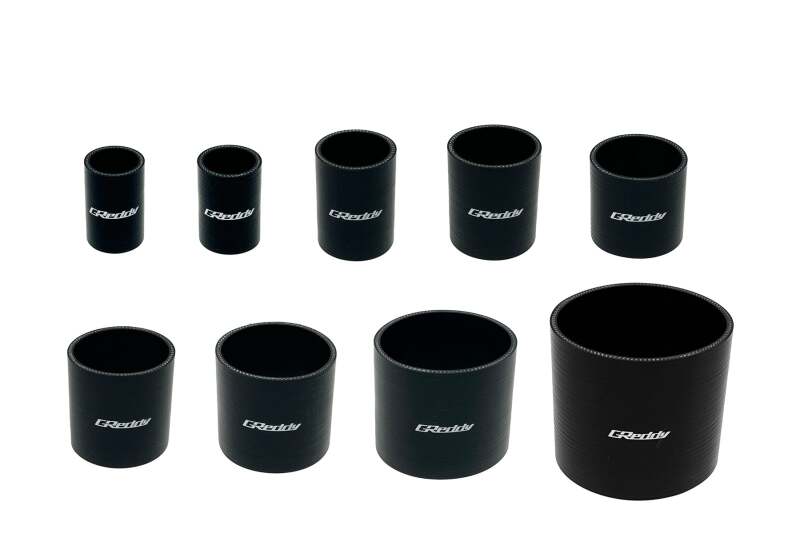 GReddy 34mm x 60mm Silicone Straight Hose - Black