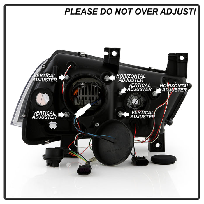 Spyder 11-14 Dodge Charger Halogen Model Only High-Power LED Headlights - (PRO-YD-DCH11PL-BK)