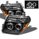 Spyder Apex 05-08 Nissan Frontier High-Power LED Module Headlights - Black (PRO-YD-NF05AP-SEQGR-BK)