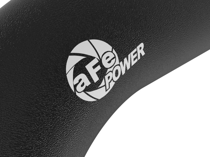 aFe 19-23 RAM Diesel L6-6.7L BladeRunner 3.5 IN Aluminum Hot Charge Pipe - Black