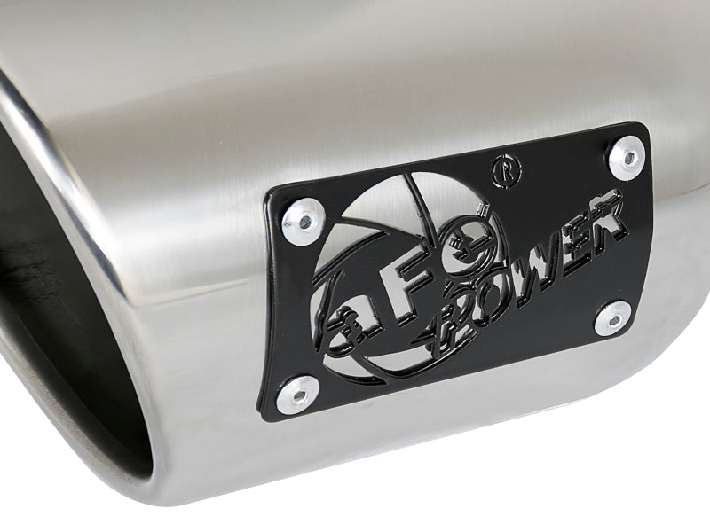 aFe MACH Force-Xp Universal Exhaust Tip 3 IN Inlet x 4-1/2 IN Outlet x 9 IN L- Polished Tip