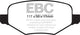 EBC 11-14 Ford Edge 2.0 Turbo Ultimax2 Rear Brake Pads