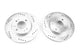 Power Stop 17-18 Mitsubishi Mirage Front Evolution Drilled & Slotted Rotors - Pair