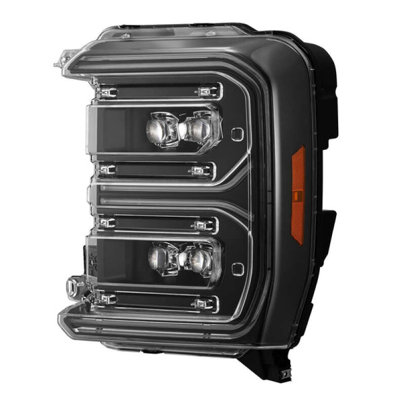 AlphaRex 23-26 Ford F-250 SD NOVA LED Proj Headlights Blk w/Activ Light/Seq Signal/Switchback