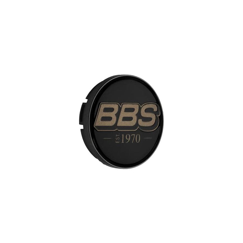 BBS LOGO Center Cap Set 56mm Black/Blue EST. 1970