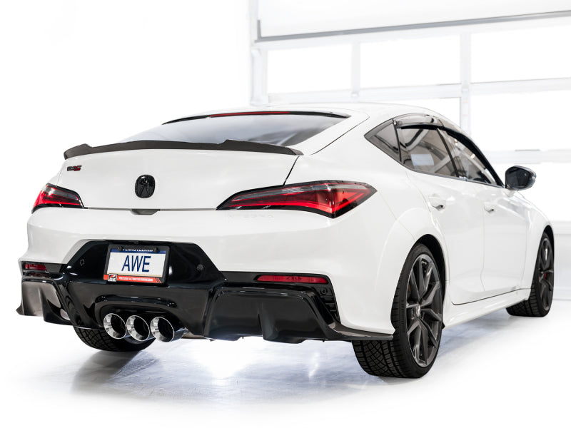 AWE Tuning 2024 Acura Integra Type S DE5 FWD Touring Edition Exhaust w/ Triple Chrome Silver Tips