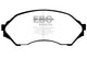 EBC 99-02 Mazda Protege 1.6 Yellowstuff Front Brake Pads