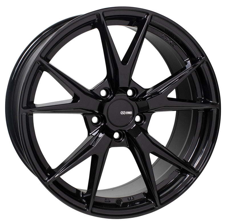 Enkei Phoenix 18x8 35mm Offset 5x114.3 72.6mm Bore Gloss Black Wheel