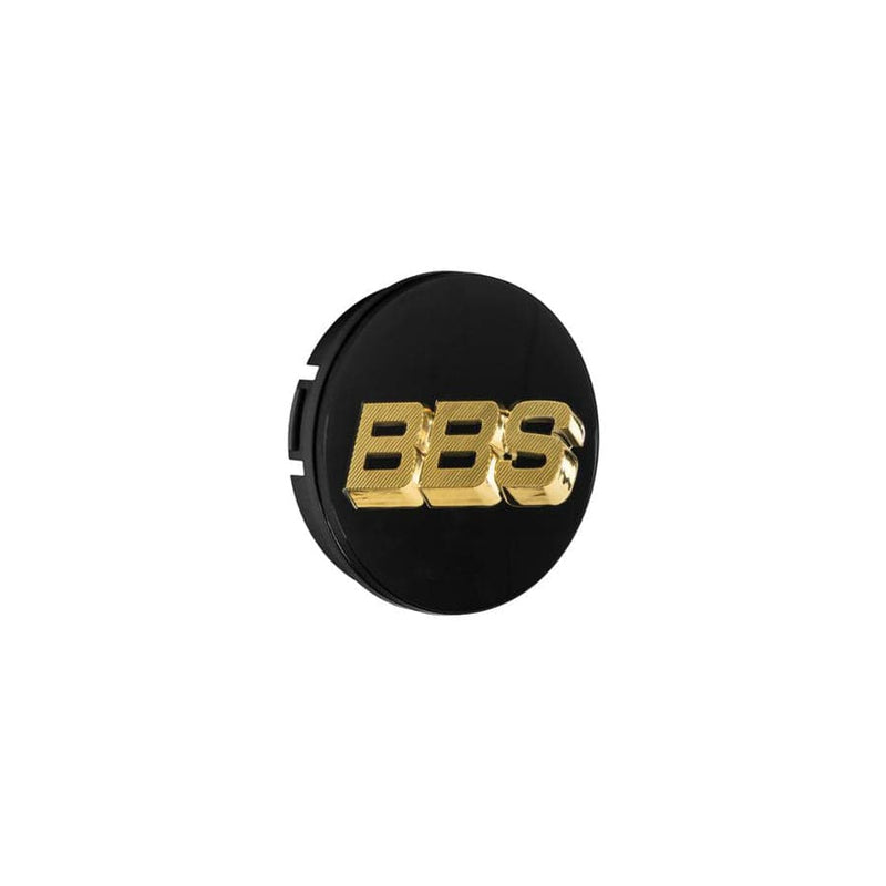 BBS Center Cap 56mm Black/White-Gold - 3D