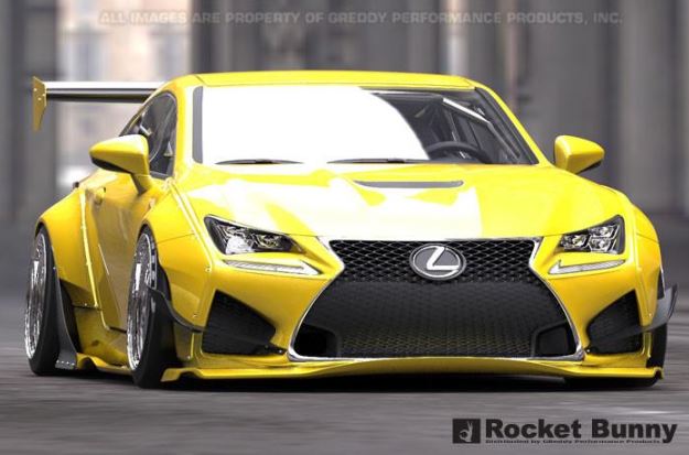 GReddy 2015+ Lexus RC-F Rocket Bunny Full Wide-Body Aero Kit w/ GT Wing