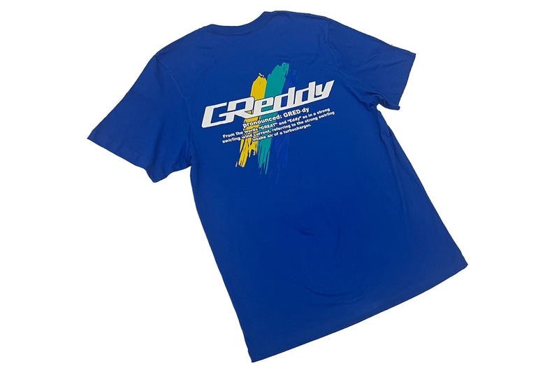 GReddy OG Logo Tee (w/ Three Stripes) - Black 2X-Large