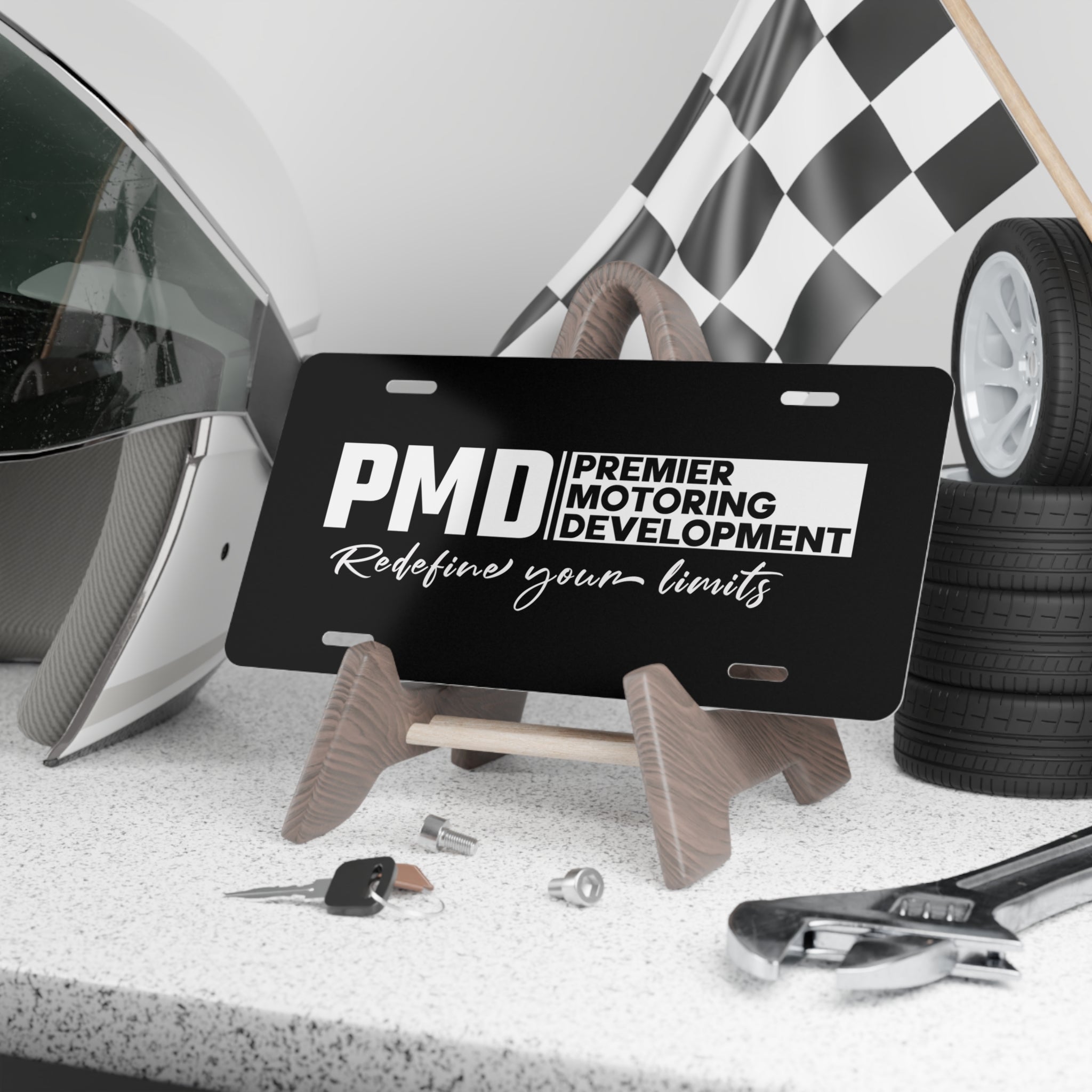 PMD: Premier Motoring Development Vanity License Plate