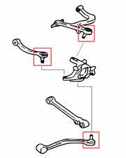 Megan Racing Mitsubishi Lancer Evolution 8/9 03-07 Replacement Rear Balljoint - MRS-MT-0653