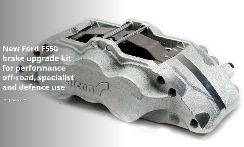Alcon 2018+ Ford F-450/F-550 Rear Left Caliper