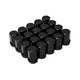 Vossen 45mm Lug Nut - 14x1.5 - 19mm Hex - Cone Seat - Black (Set of 24)