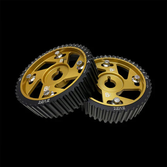 Brian Crower Toyota 2JZGTE Adjustable Cam Gears *No Center Bolt* Pair