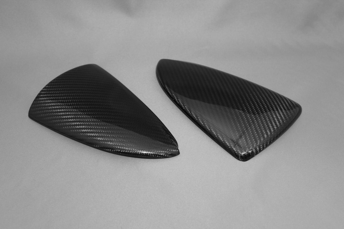 LEMS Door Mirror Covers )Dry carbon, w/ Clear Lexus LC500