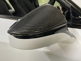 LEMS Dry Carbon Fiber Door Mirror Covers (Clear Coated) for Lexus IS 21+
