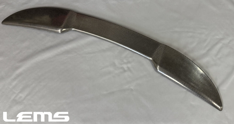 LEMS Dry Carbon Trunk Spoiler Cover for Lexus IS350 / IS300h / IS300 / IS500 F-Sport