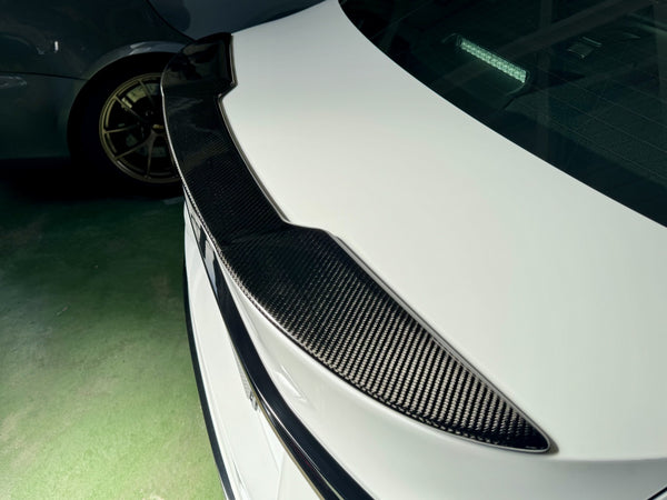 LEMS Dry Carbon Trunk Spoiler Cover for Lexus IS350 / IS300h / IS300 / IS500 F-Sport