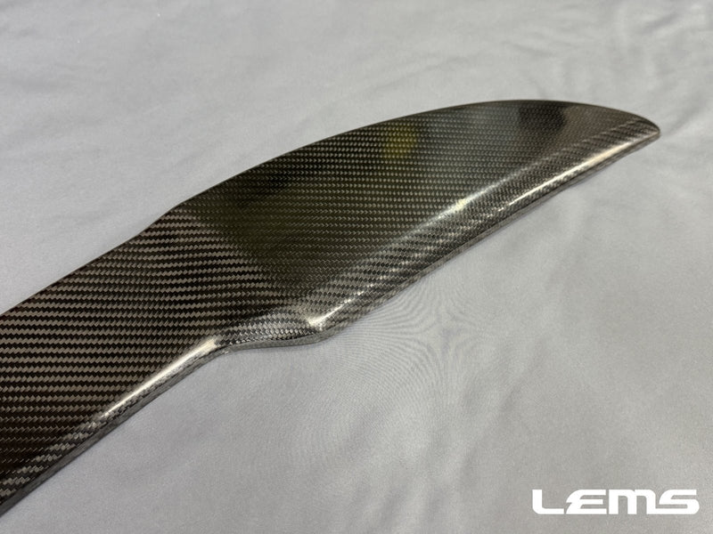 LEMS Dry Carbon Trunk Spoiler Cover for Lexus IS350 / IS300h / IS300 / IS500 F-Sport