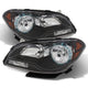 xTune Chevy Malibu 2008-2012 Crystal Headlights Black HD-JH-CMA08-AM-BK