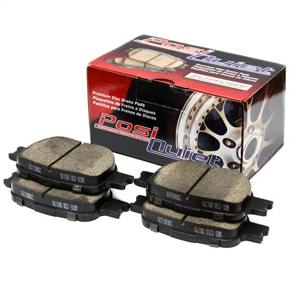 Posi-Quiet Late 03-05 WRX Deluxe Plus Rear Brake Pads FMSI D1004