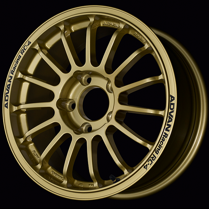 Advan RC-4 15x7.0 / +35 Offset / 5x114.3 / 73mm Bore / Rally Gold