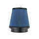 Injen NanoWeb Dry Air Filter 4.0 Flange w/ShurLok / 5.63 Base OD /6.0 Tall /4.0 Top w/Barb Fitting