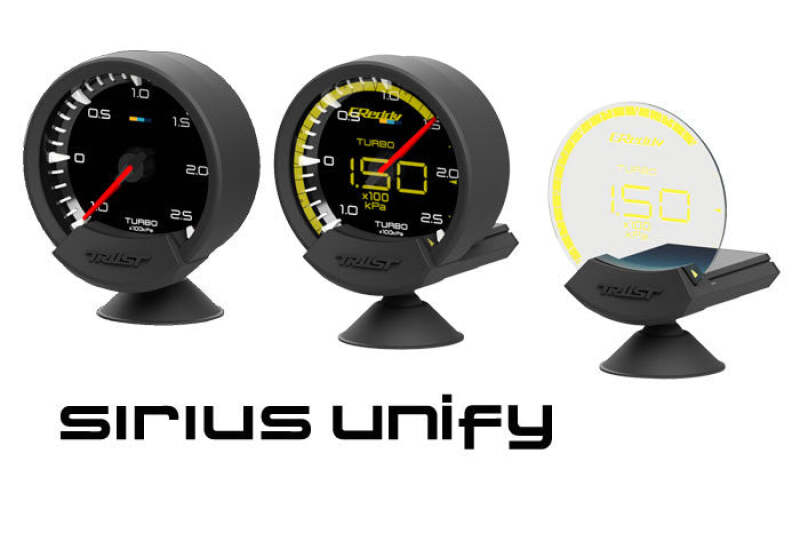 GReddy Sirius Unify Oil Temperature Gauge Set (Sirius Meter w/Oil Temp Sensor Set & Vision Disp)