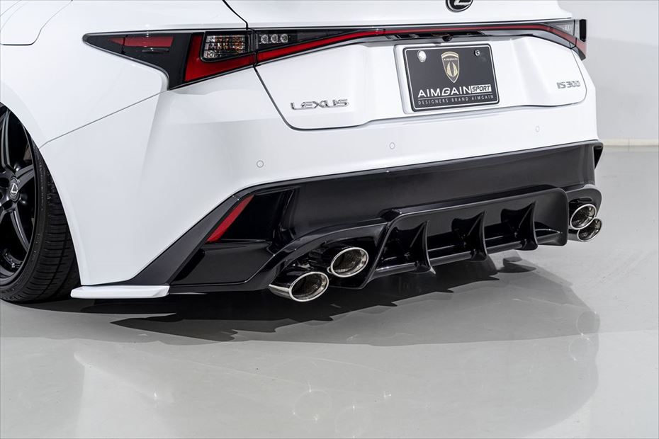 Aimgain Sport Lexus IS 21+ F-Sport Rear Diffuser Type F (FPR/Carbon)