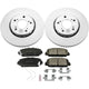 Power Stop 14-19 Acura RLX Front Z17 Evolution Geomet Coated Brake Kit