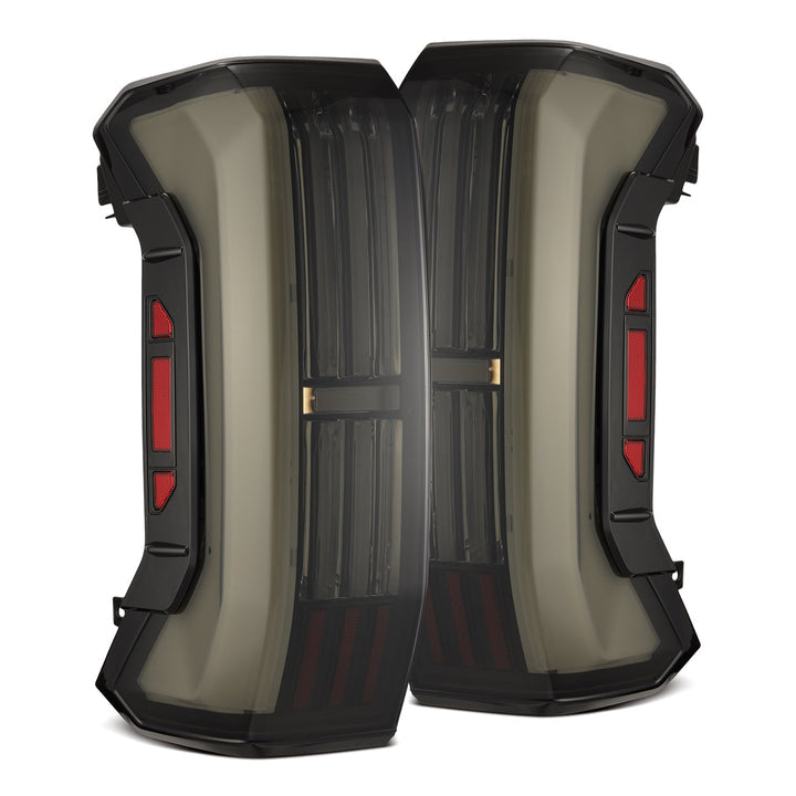 AlphaRex 16-23 Toyota Tacoma/Tundra NOVA-Series Prismatic LED Tail Lights Black