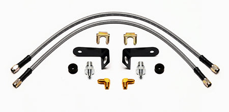 Wilwood M10x1.00 BF TO 90 20in. Flexline Kit
