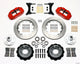 Wilwood Narrow Superlite 6R Front Hub Kit 14.00in Red 79-87 GM G Body