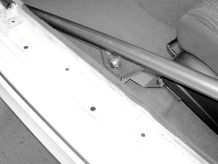 Cusco 99-02 Nissan Silvia 3-Point Pillar Side Bar Kit - Left