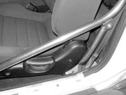 Cusco 99-02 Nissan Silvia 3-Point Pillar Side Bar Kit - Left