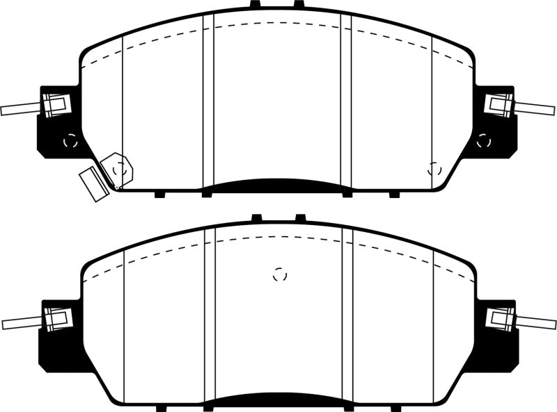 EBC 2016+ Honda Accord LX Sedan 2.4L Redstuff Front Brake Pads