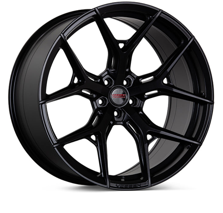 Vossen HF5 - 22x12 - 5x112 - ET30 - 66.56 - Super Deep - SB - Satin Black Wheel