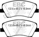 EBC 2017+ Hyundai Elantra 1.4L Turbo Greenstuff Front Brake Pads