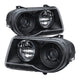 xTune Chrysler 300C w/ Halogen Projection Style Only 05-10 Headlights Black HD-JH-C300C-BK