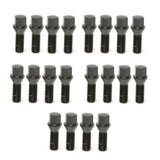 Wheel Mate Mevius Lug Bolt Set of 20 - Blue Neon 12x1.50 40mm Cone 60 DEG TAP