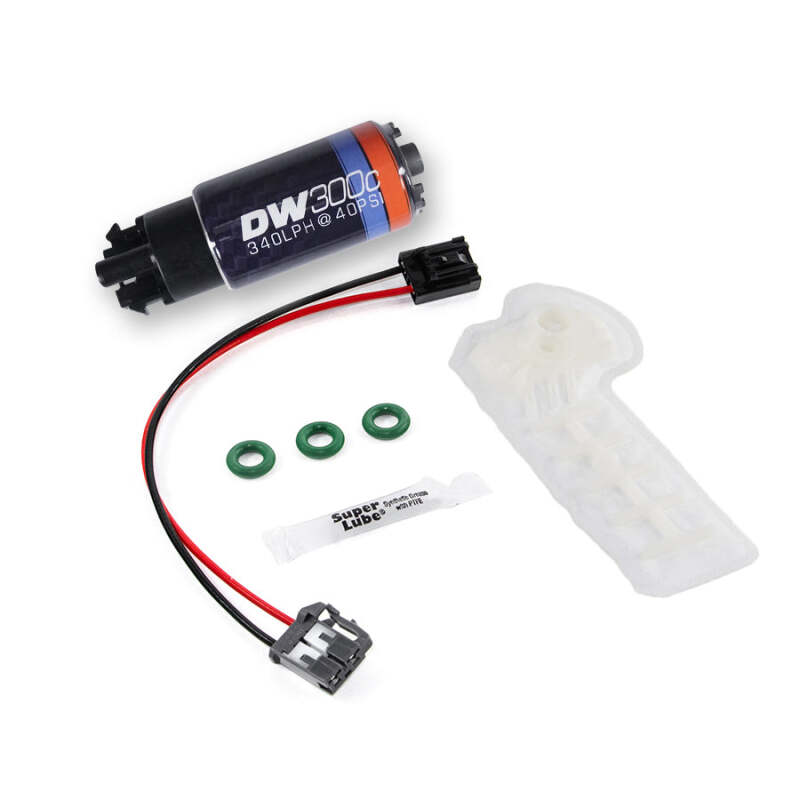 DeatschWerks 340lph DW300C Compact Fuel Pump w/ 12+ Scion FR-S/BRZ / 15 WRX Set Up Kit