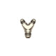 DeatschWerks 6AN Male Flare to 6AN Male Flare to 8AN Male Flare Y Fitting - Anodized Matte Black