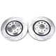 Power Stop 17-18 Audi RS3 Rear Evolution Drilled & Slotted Rotors - Pair