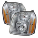 xTune GMC Yukon Denali 07-14/Yukon Xl Denali 07-14 10-14 Crystal Headlights Chrome HD-JH-GYD07-AM-C