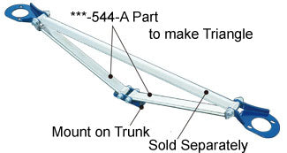 Cusco Strut Bar R 3-Point Addition R32 A31 - Nissan Skyline