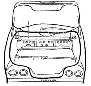 Cusco Oval Shaft Strut Bar R33GT-R Rear - Nissan Skyline