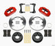 Wilwood Narrow Superlite 4R Front Kit 12.19in Drilled Red 87-89 Jeep YJ